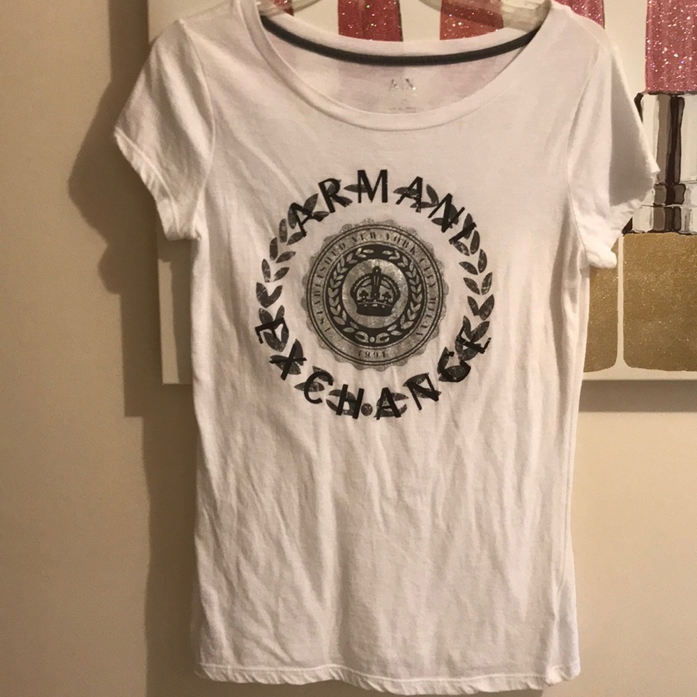 White Armani Exchange